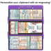 WhiteCoat Clipboard® Trifold - Lilac Physical Therapy Edition